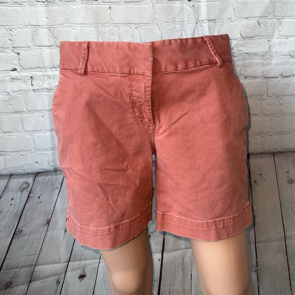 LOFT Pants - loft dark red high waist shorts size 4